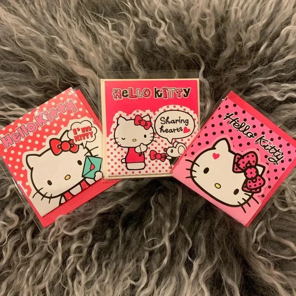 Hello Kitty Other - SET of 3 SANRIO HELLO KITTY 3D Greeting Cards